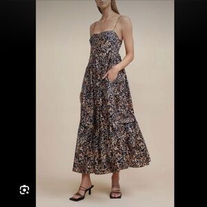 Acler Dartford Maxi Dress in Wild Spot Size 12
